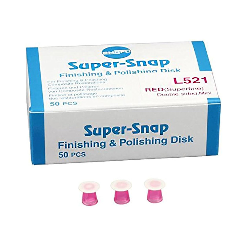Super-Snap Discs - Dark Red Mini - L521 x 49