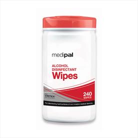Medipal Alcohol Wipes - Tub x 240 wipes