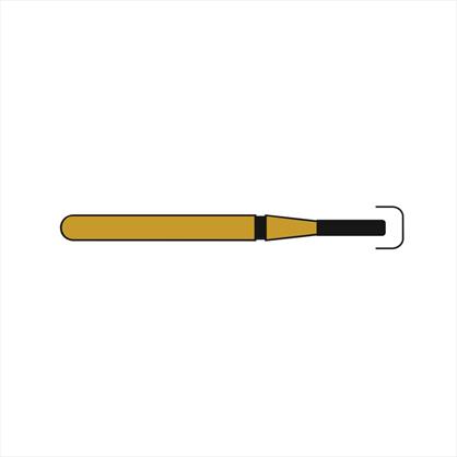 Diatech Gold Diamond Bur G835R-314-010-04.0-M x 5
