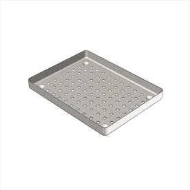 Aluminium Perforated Tray - 18cm x 14cm - Green