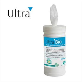 UltraBio Cool Mint Wipes Tub x 200