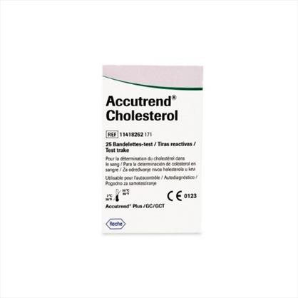 Accutrend Cholesterol Strips x 25  