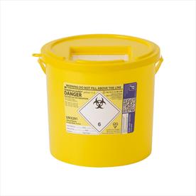 ME3298  Sharps Bin - 11.5 Litre - Yellow Lid