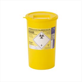 ME3304  Sharps Bin - 5 Litre Â - Yellow Lid