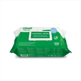 Clinell Universal Disinfectant Wipes Universal Wipes x 200