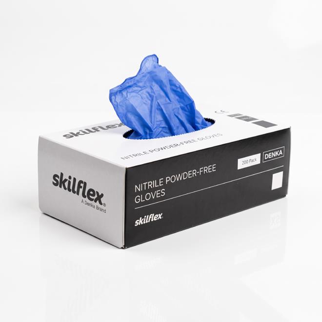 Nitrile Examination Gloves Blue X-Large x 200