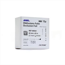 Occlusion Foil Black 12mu D/S Black- 22mm x 25m
