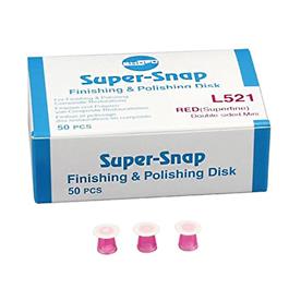 Super-Snap Discs Mini - Dark Red L521 x 50