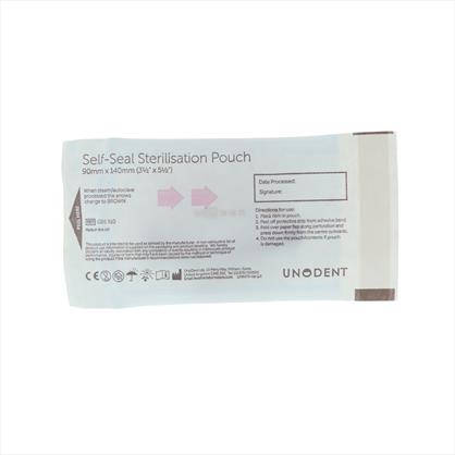 Self Seal Sterilisation Pouch - 90mm x 140mm x 200