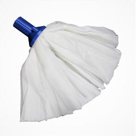 Big White Exel Mop Head Push Fit - Blue