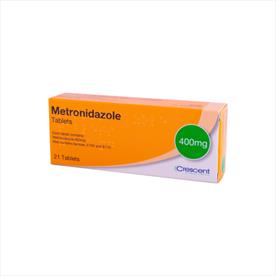 Metronidazole Tablets 400mg x 21