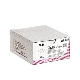 Coated Vicryl 1/2 circle Cutting 22mm - 3/0  x 12