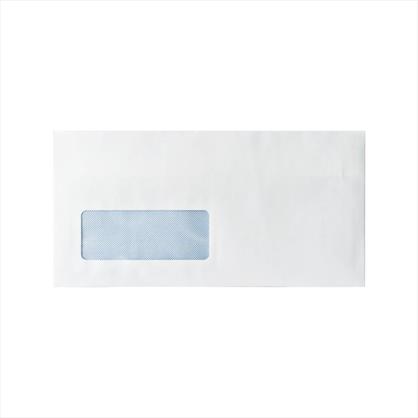 Envelope DL Window 80gsm Self-Seal White x 1000