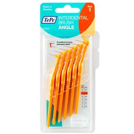 Tepe Interdental Brush Angle - Orange x 6