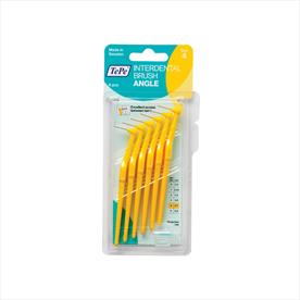 Tepe Interdental Brush Angle - Yellow x 6