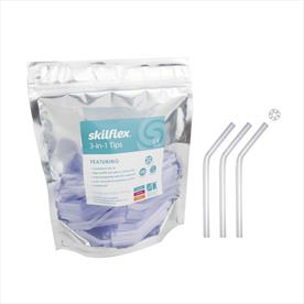 Skilflex 6 Channel Translucent Disposable 3in1 Tips