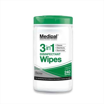 Medipal 3in1 Disinfectant Surface Wipes -  x 240 wipes