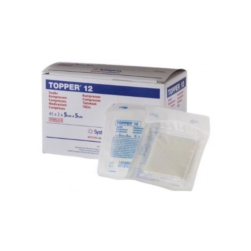 ME3749  Topper 8 Swabs (Sterile) 5cm x 5cm x 125