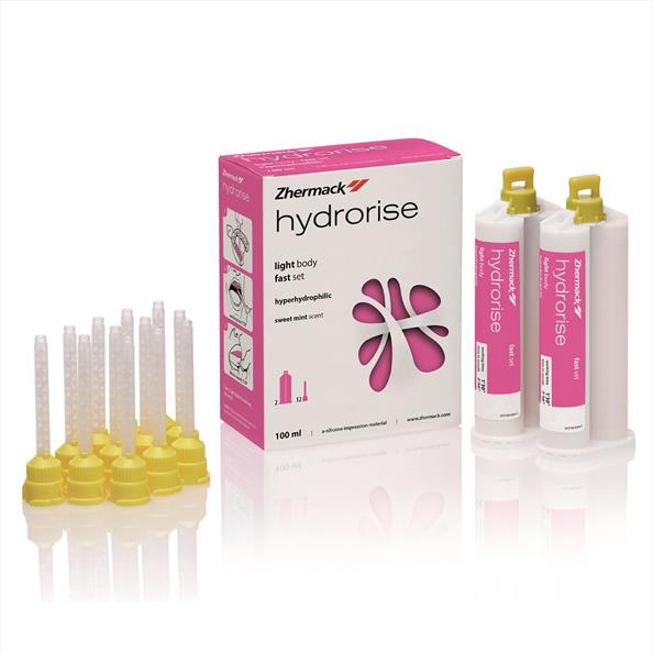 Hydrorise Light Wash Fast Set - 50ml x 2 & 6 Mixing Tips