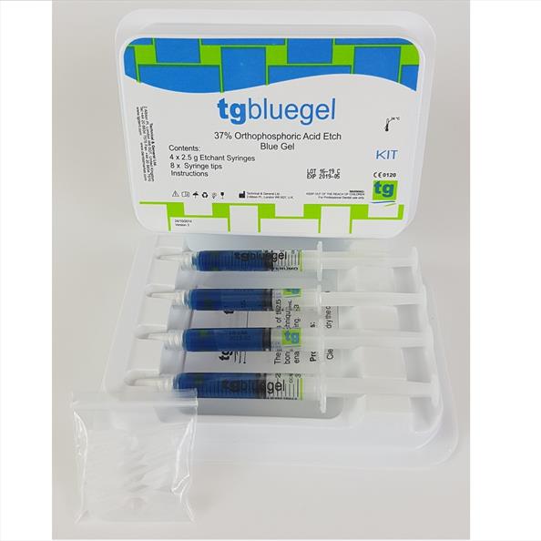 Bluegel Etch Gel - 2.5ml Syringe + 8 tips
