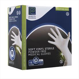 Sterile Vinyl Gloves - Large x50