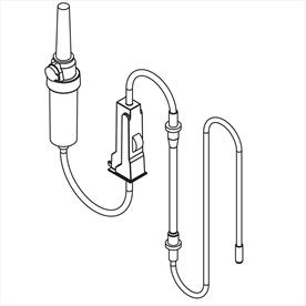 W&H Irrigation Tubing Set - 2.2m x 6 (04363600)