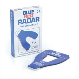 Radar Articulating Paper Horseshoe - Blue/Red x 6 sheets