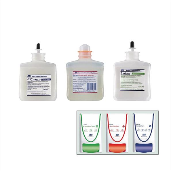 Cutan Gentlewash Dispenser - Blue - 1L