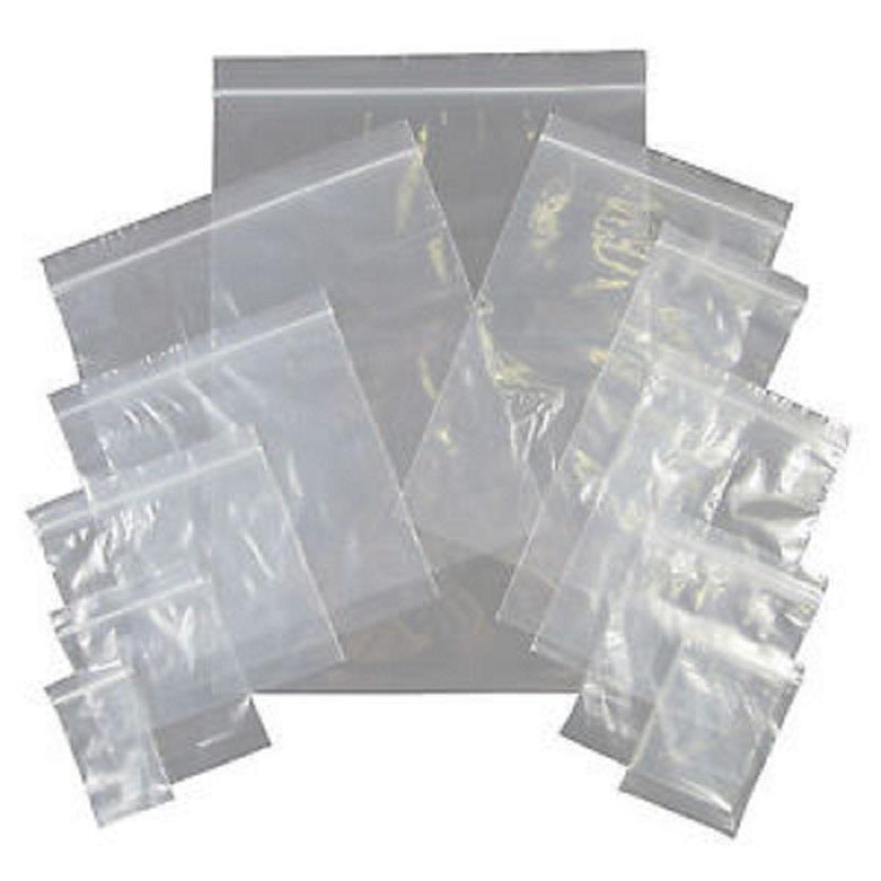 Polythene Bags Resealable - 6" x 9" x1000