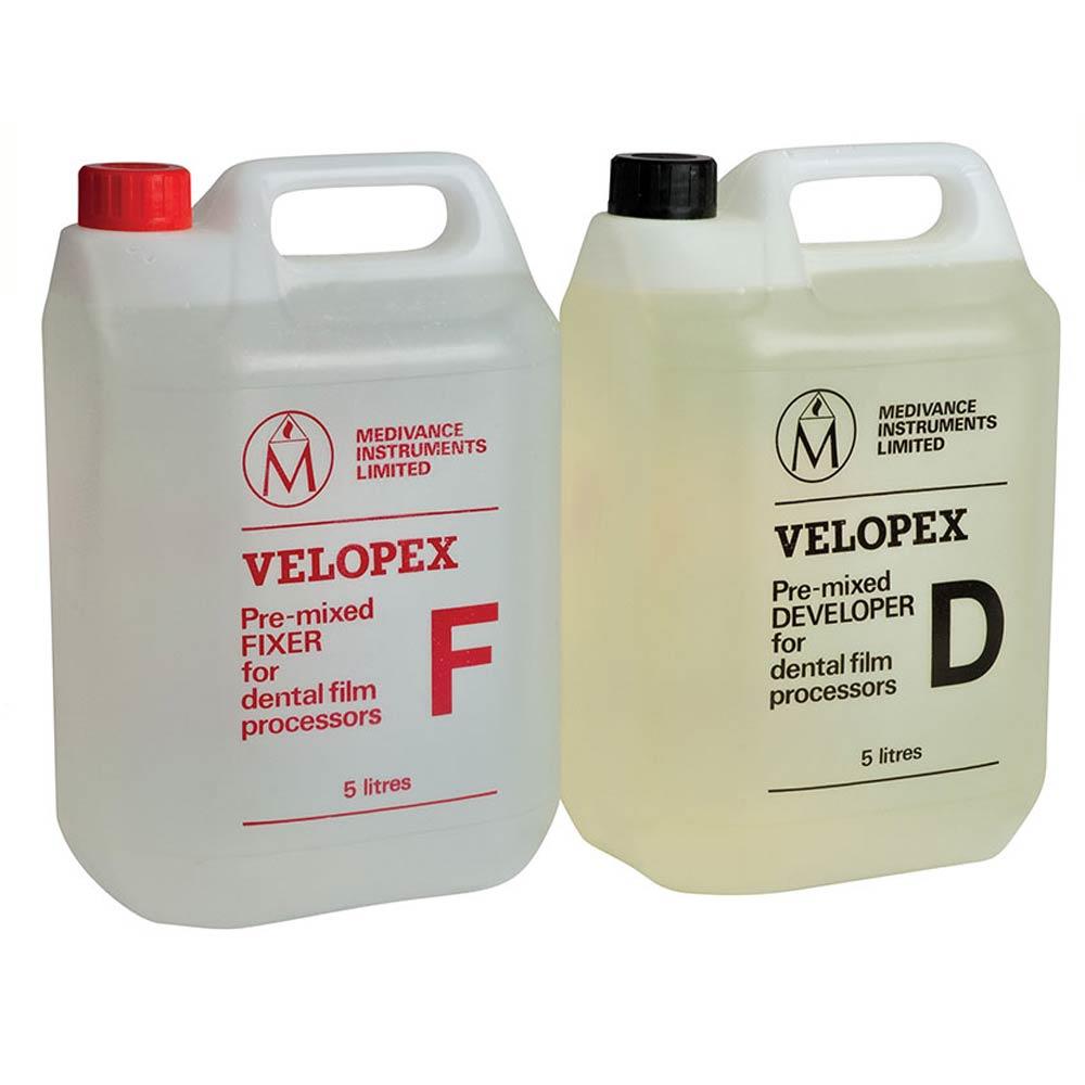 Velopex Fixer and Developer - x5 Litres