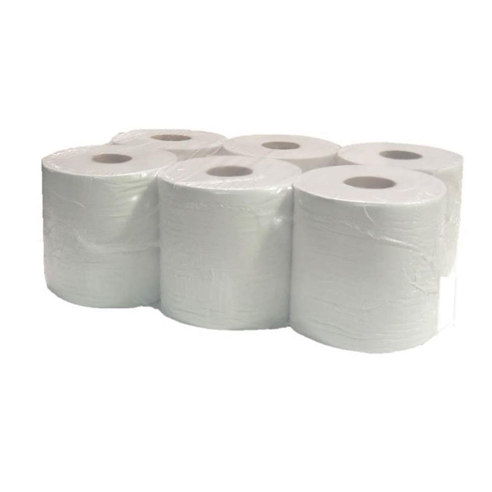 Standard White Centrefeed Rolls 2 Ply Case of 6 150m