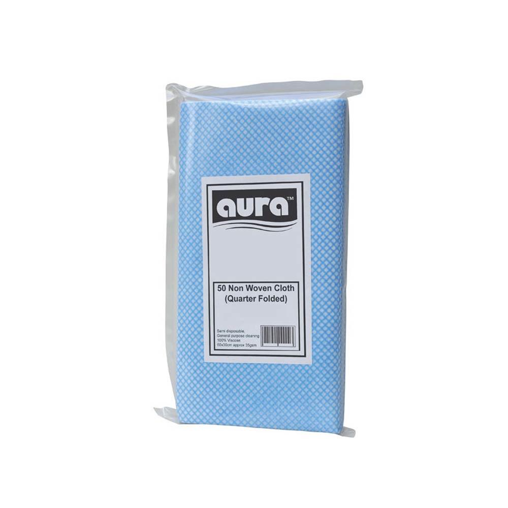 Disposable Handy Wipes - Blue x50