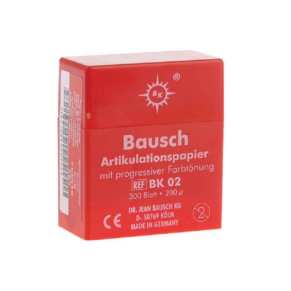 Bausch Articulating Paper Red BK02 Thick - x 200