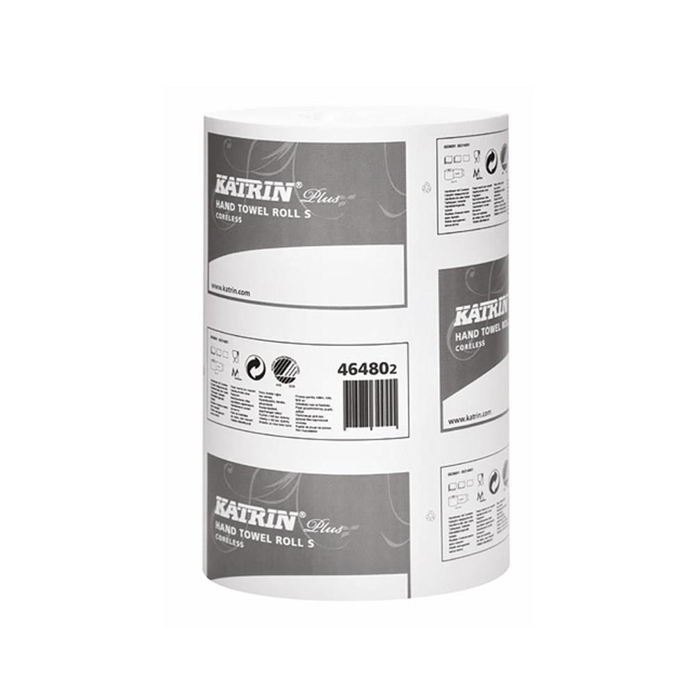 Katrin Centrefeed Roll - 2 ply White coreless x 6rolls