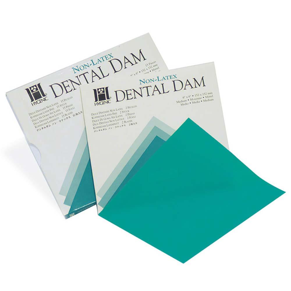 Hygenic Non-Latex Rubber Dam - 6x6" x15