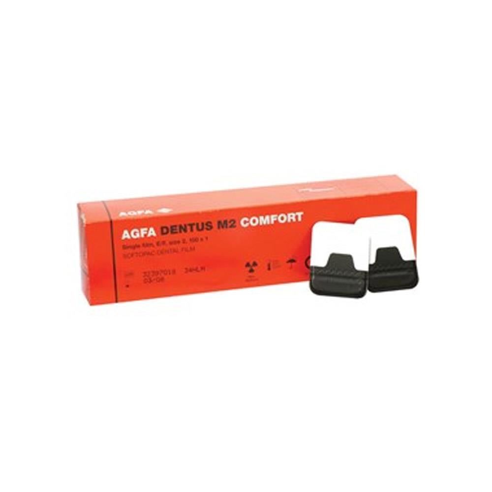 Agfa Dentus M2 Comfort Film  E speed - Adult Size 2