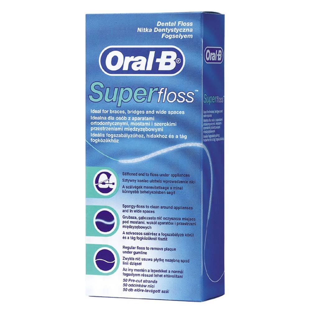 Oral-B Super Floss 50 Strands - x 6
