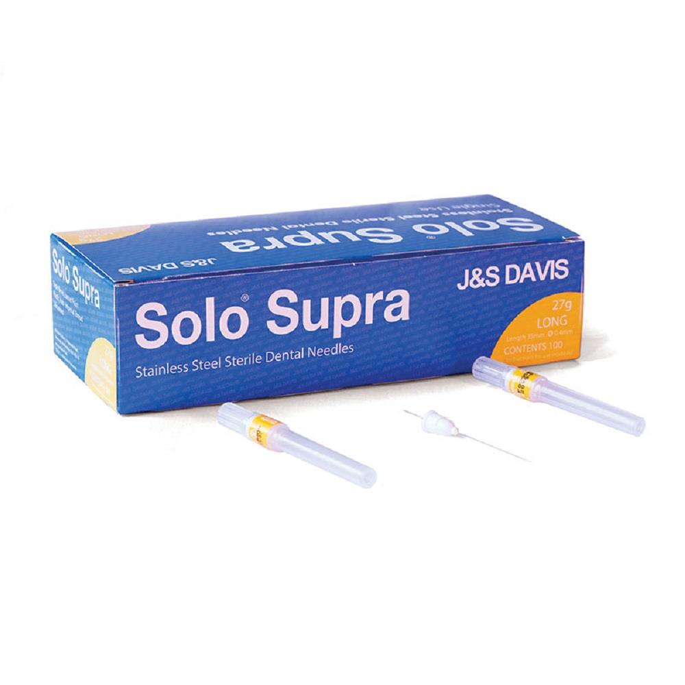Solo Dental Needles - 27g long x 100