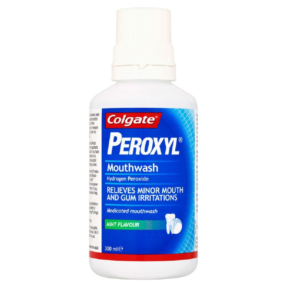 Colgate Peroxyl Rinse - 300ml x 4