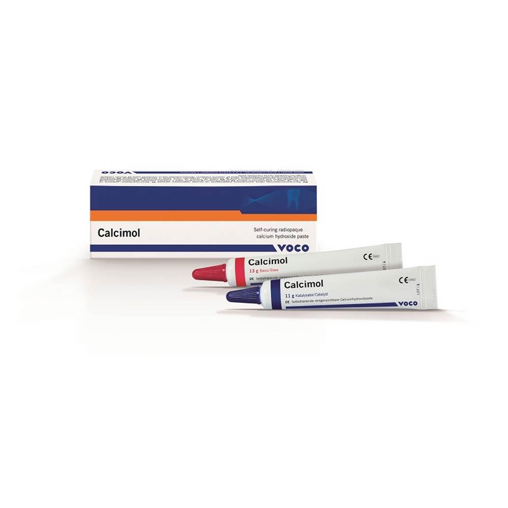 Calcimol Light Cure Calcium Hydroxide Paste - 2ml x 2 & 20 Tips
