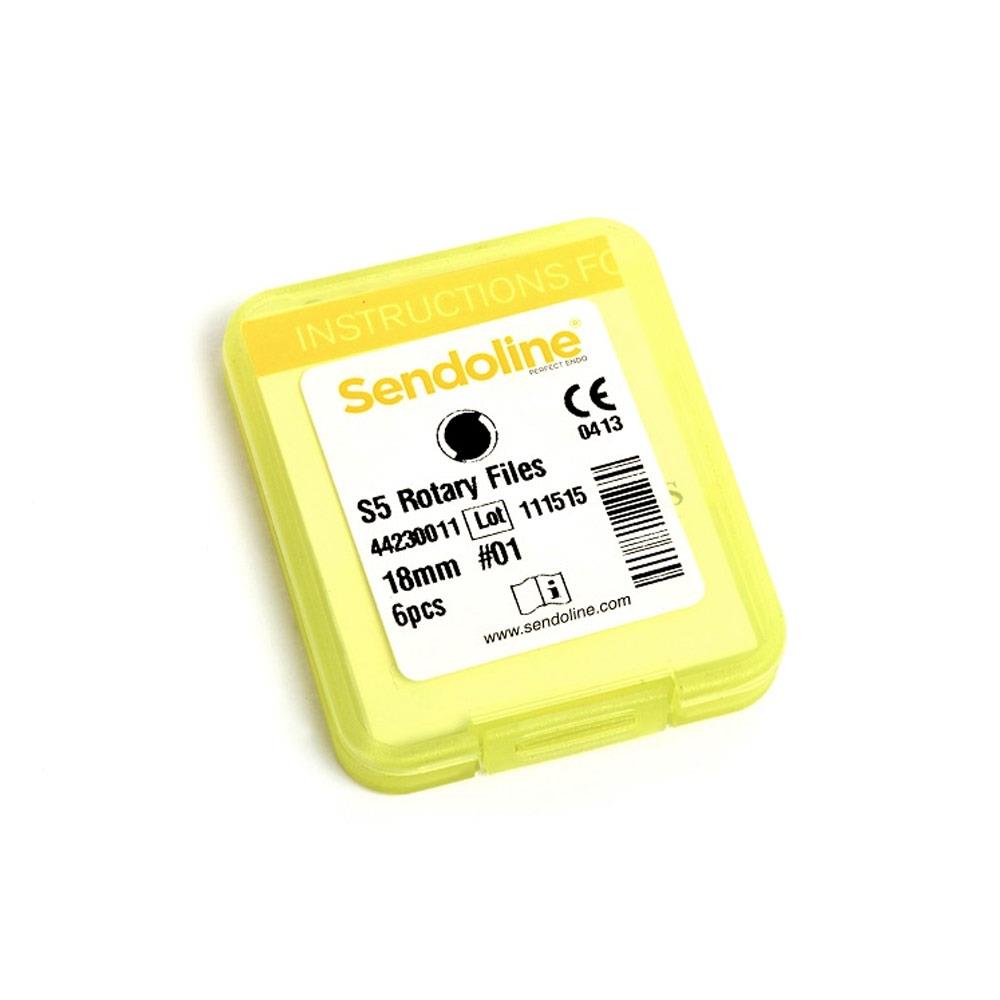 Sendoline S5 Rotary Files - 18mm No.1 x6