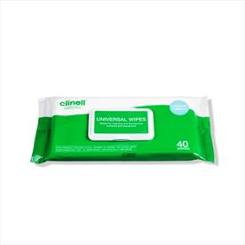 Clinell Universal Sanitising Wipes - Pack x 40
