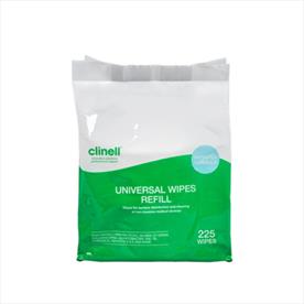 Clinell Universal Santising Wipes - Refill x 225