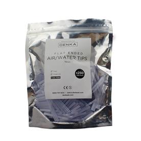 Disposable Air/Water Syringe Tip - Flat Ended x 250