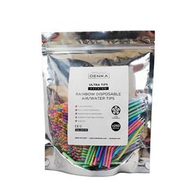 Premium Rainbow 3-in-1 Disposable Air/Water Tips x 250