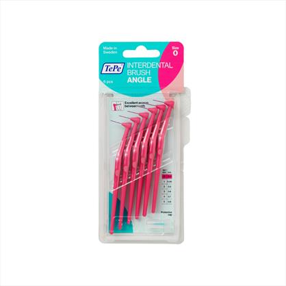 Tepe Interdental Brush Angle - Pink x 6