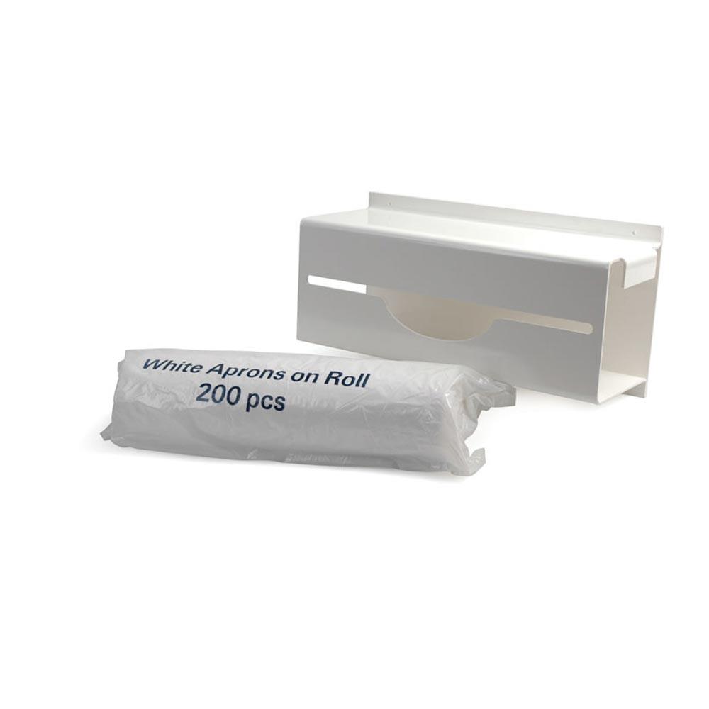 Dispenser for Aprons on a Roll