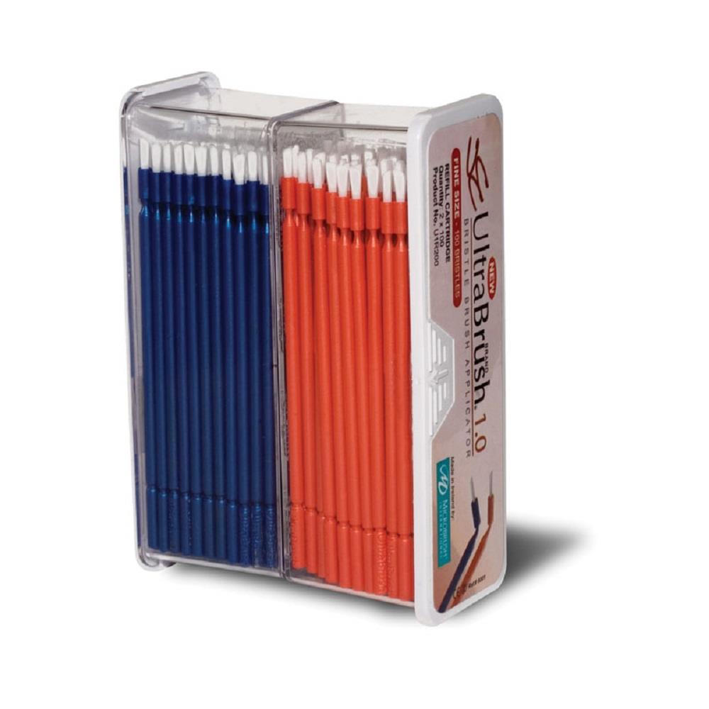Microbrush UltraBrush 1.0 Refill - Fine Blue/Orange 100 x 2