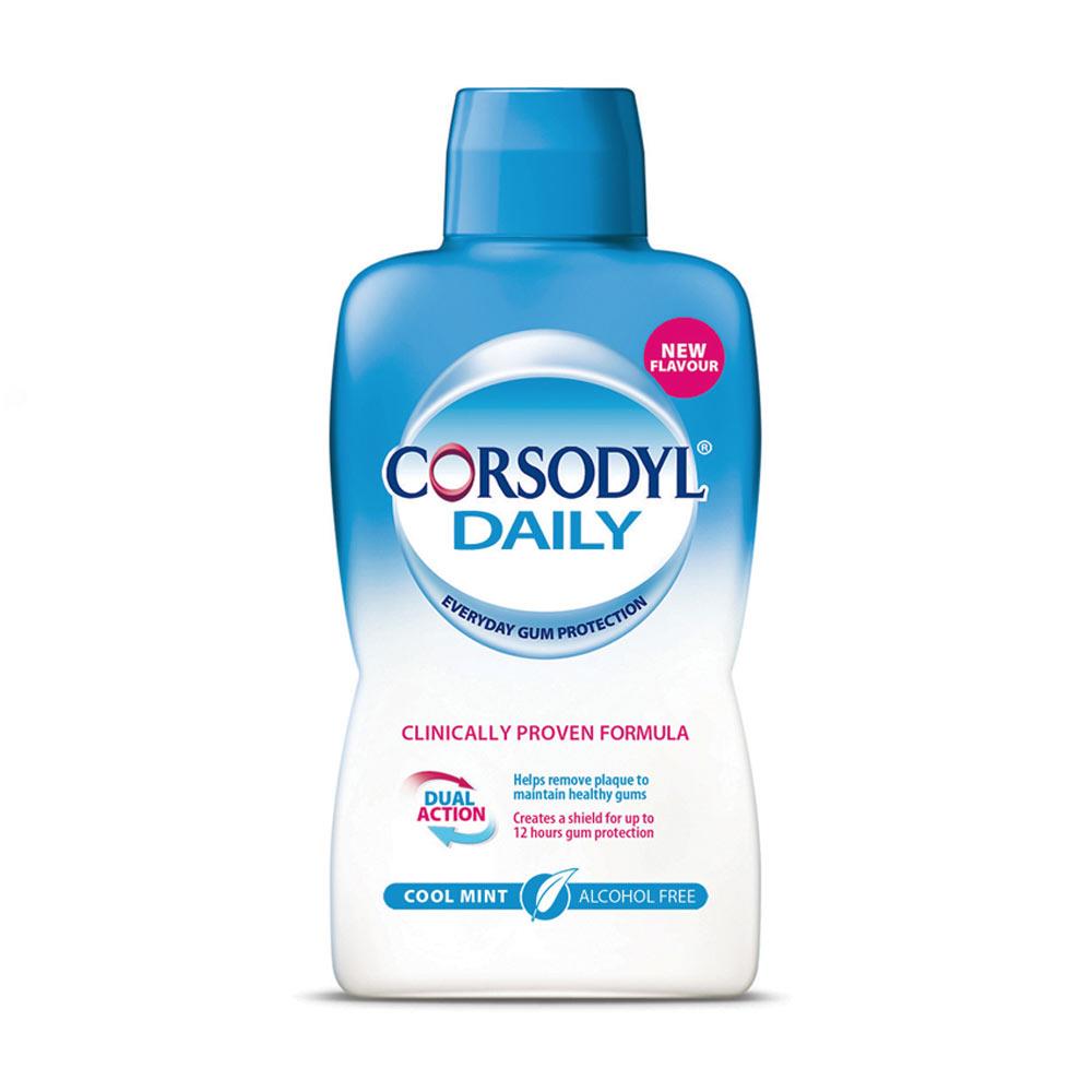 Corsodyl Daily Defence Freshmint x 500ml (8 pack)